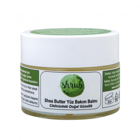 Doğal Shea Butter Yüz Bakım Balmı 50 gr